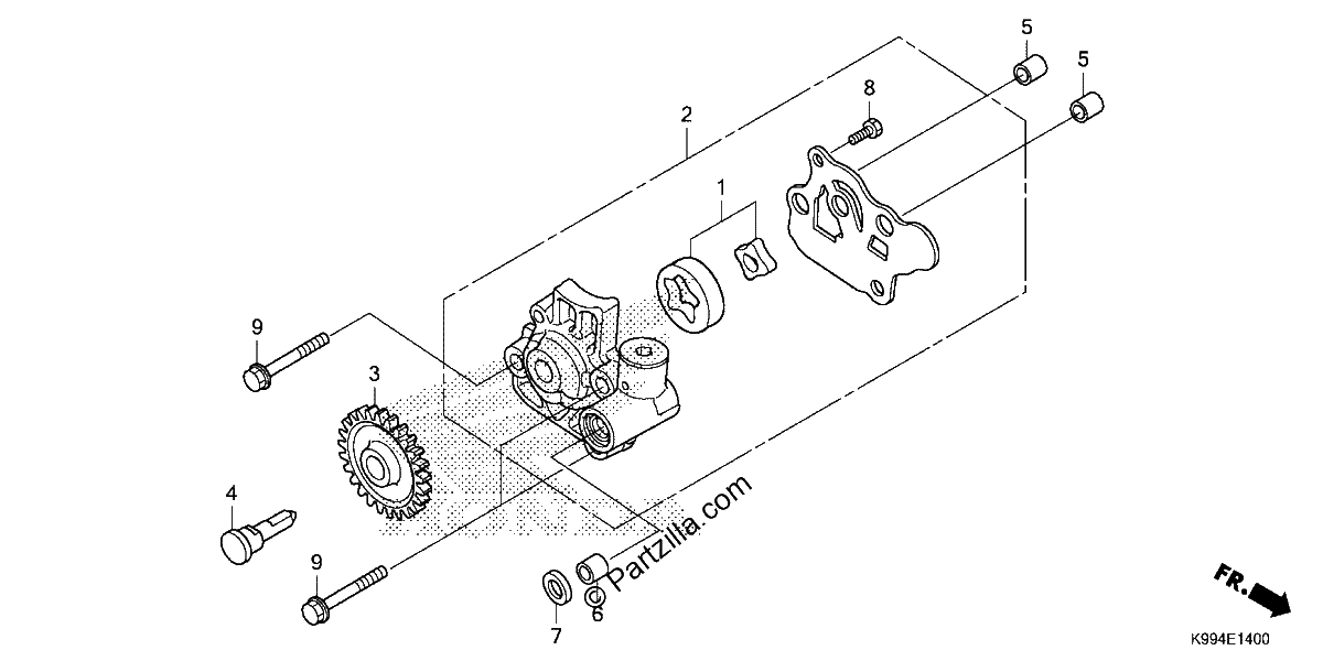 Diagrama de OIL PUMP