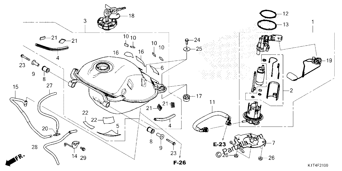 Diagrama de FUEL TANK 1