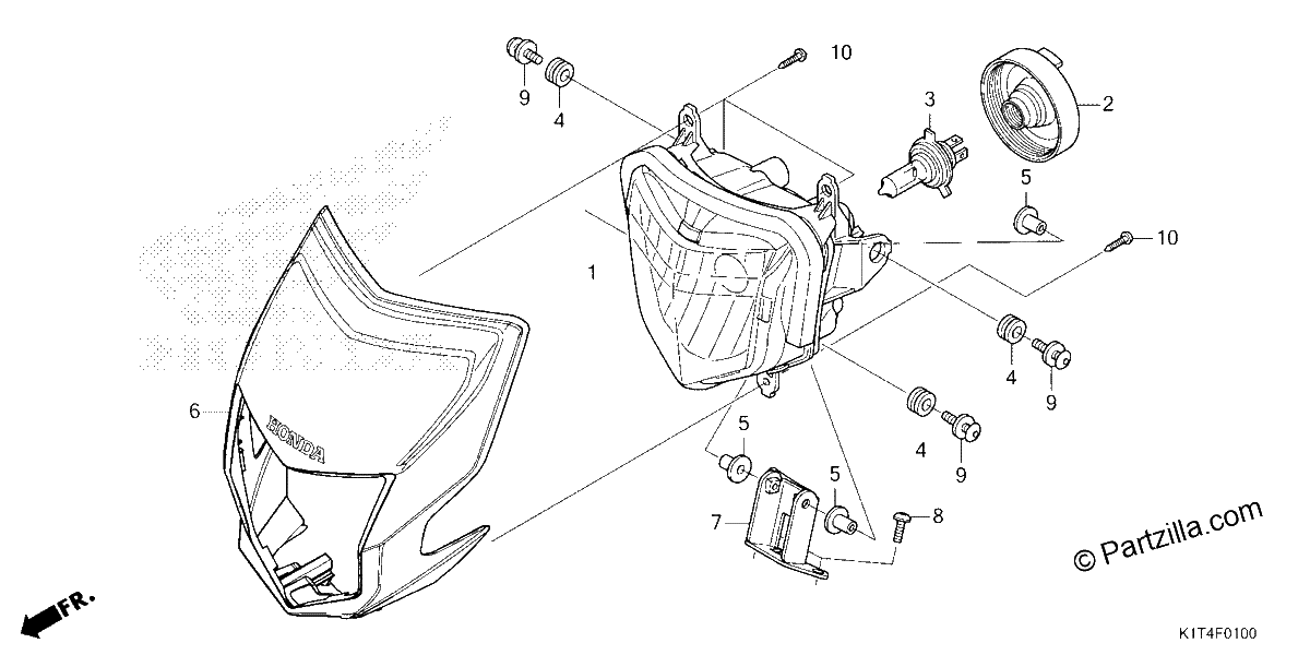 Diagrama de HEADLIGHT 1