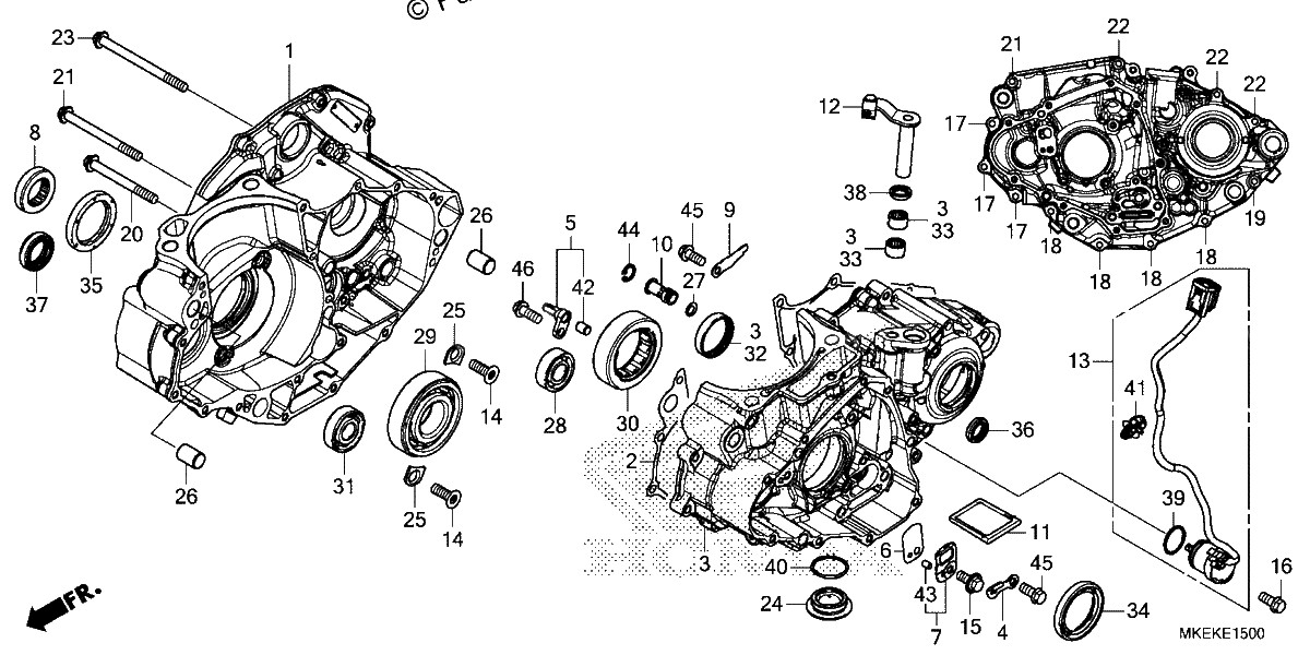 Diagrama de CRANKCASE
