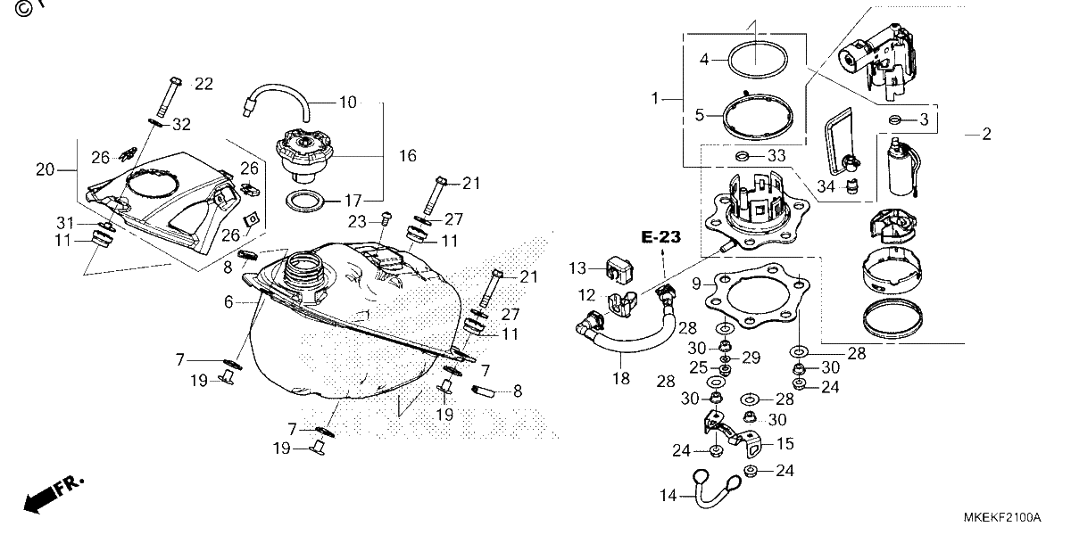 Diagrama de FUEL TANK 1