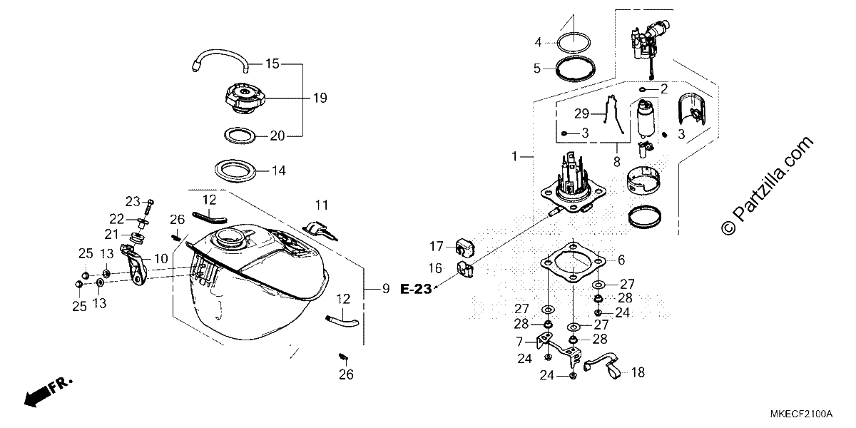 Diagrama de FUEL TANK 1