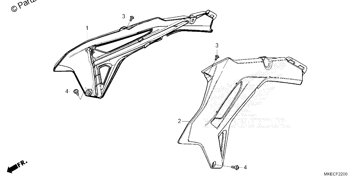 Diagrama de RADIATOR SHROUD 1