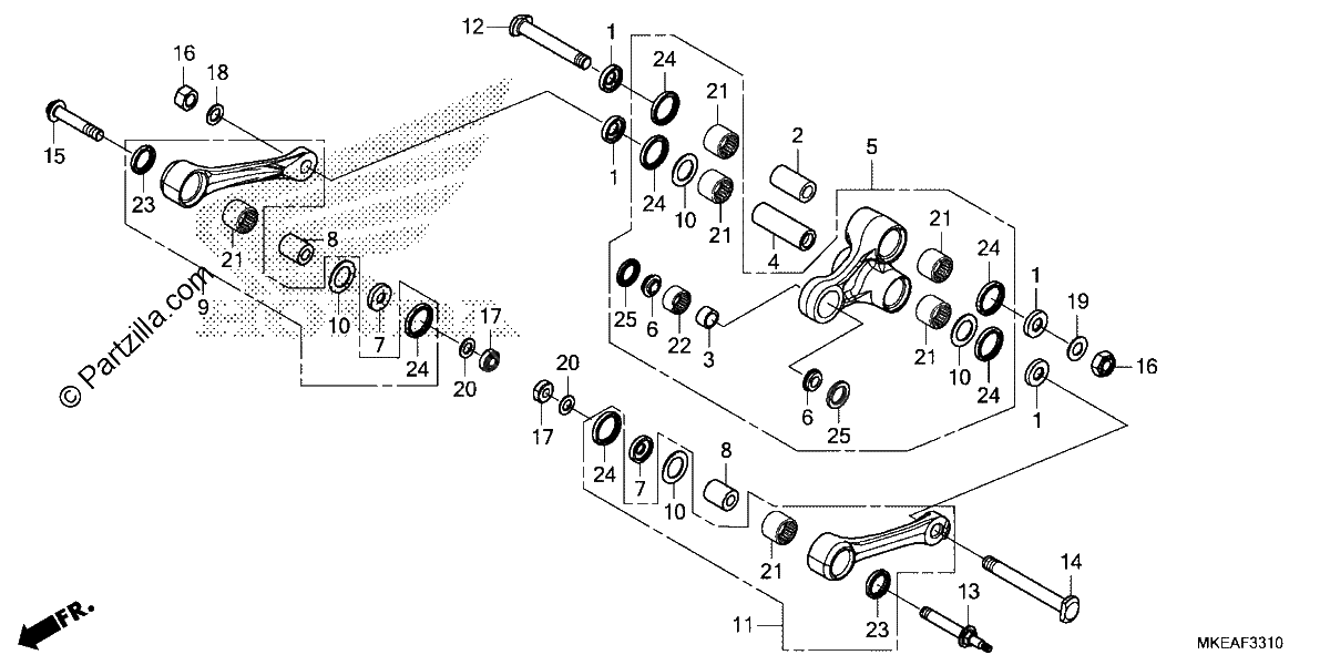 Diagrama de CUSHION ARM