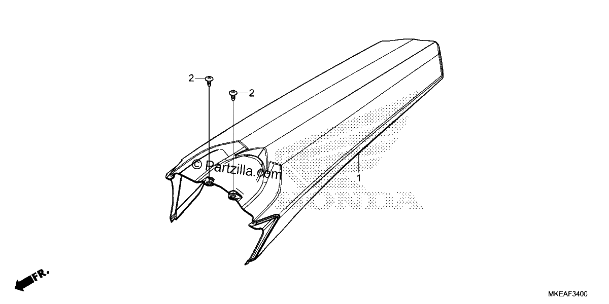 Diagrama de REAR FENDER