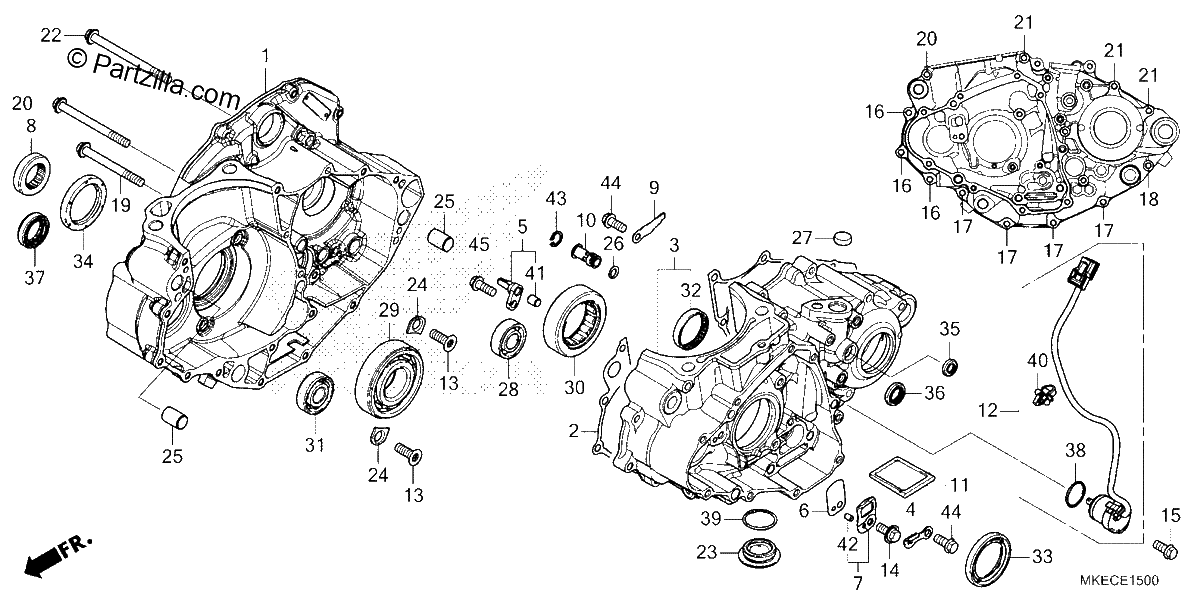 Diagrama de CRANKCASE