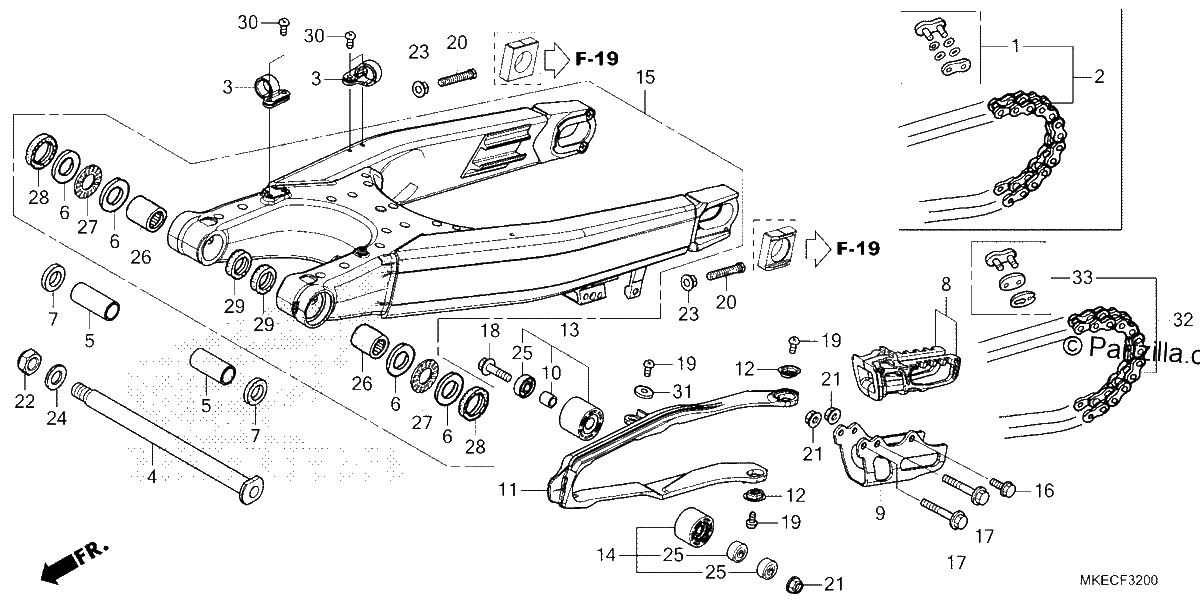 Diagrama de SWINGARM