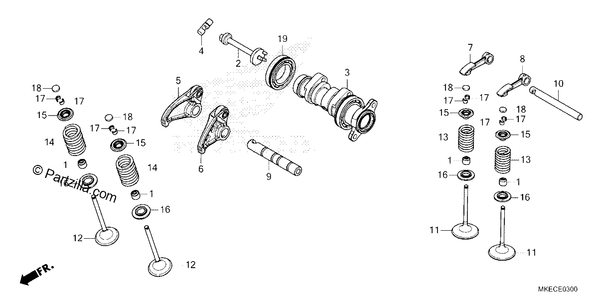 Diagrama de CAMSHAFT VALVE