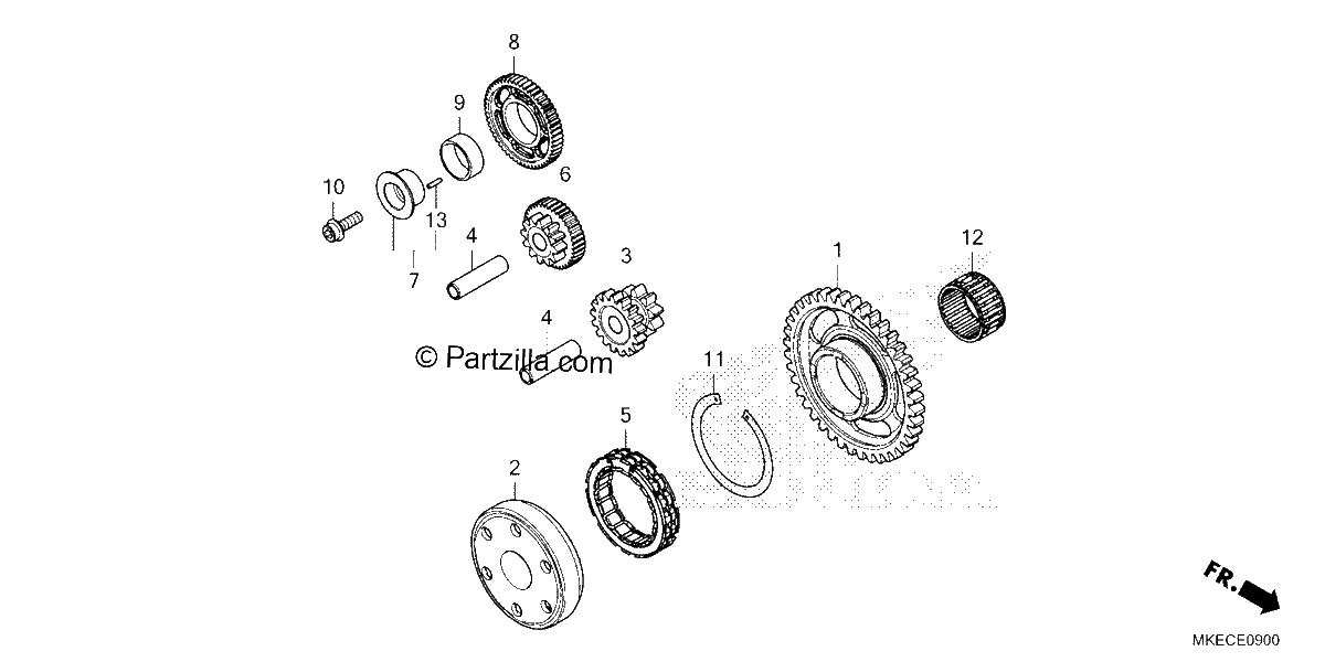 Diagrama de STARTING CLUTCH