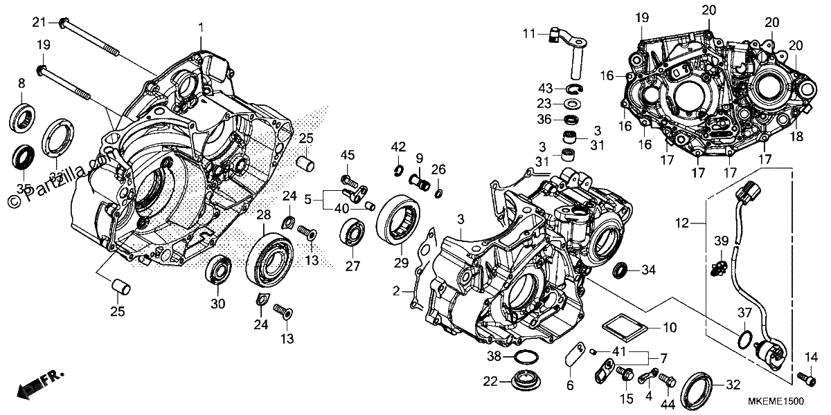 Diagrama de CRANKCASE