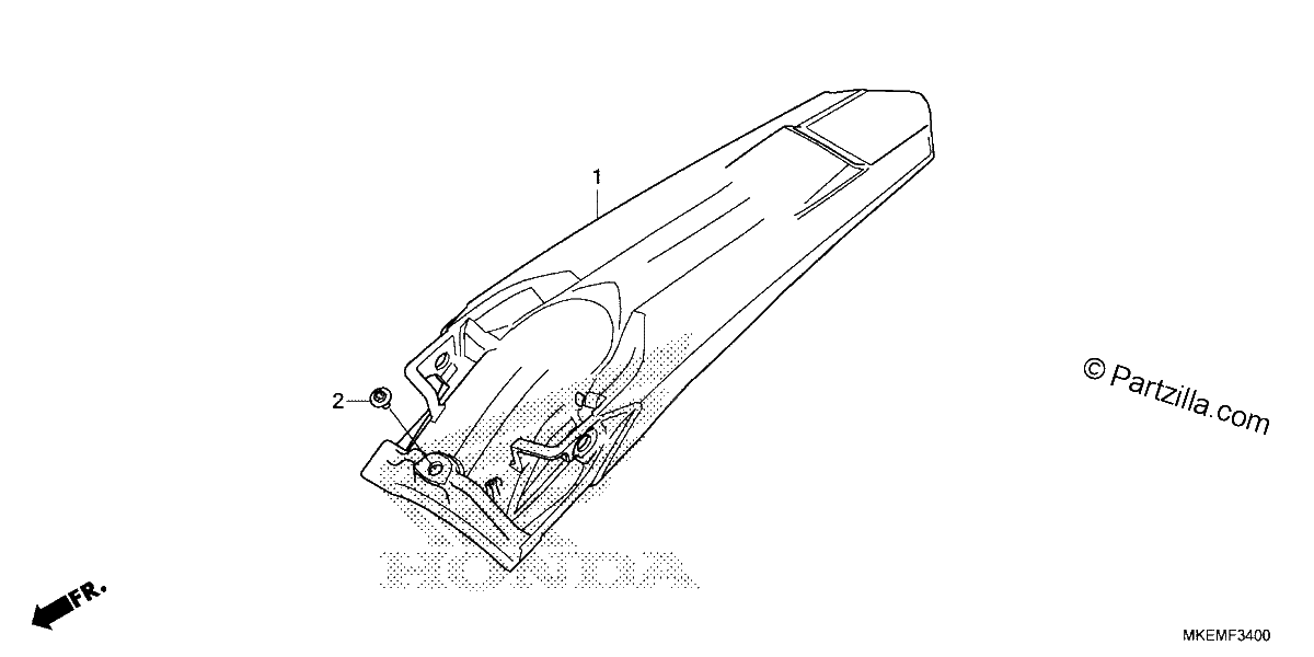 Diagrama de REAR FENDER