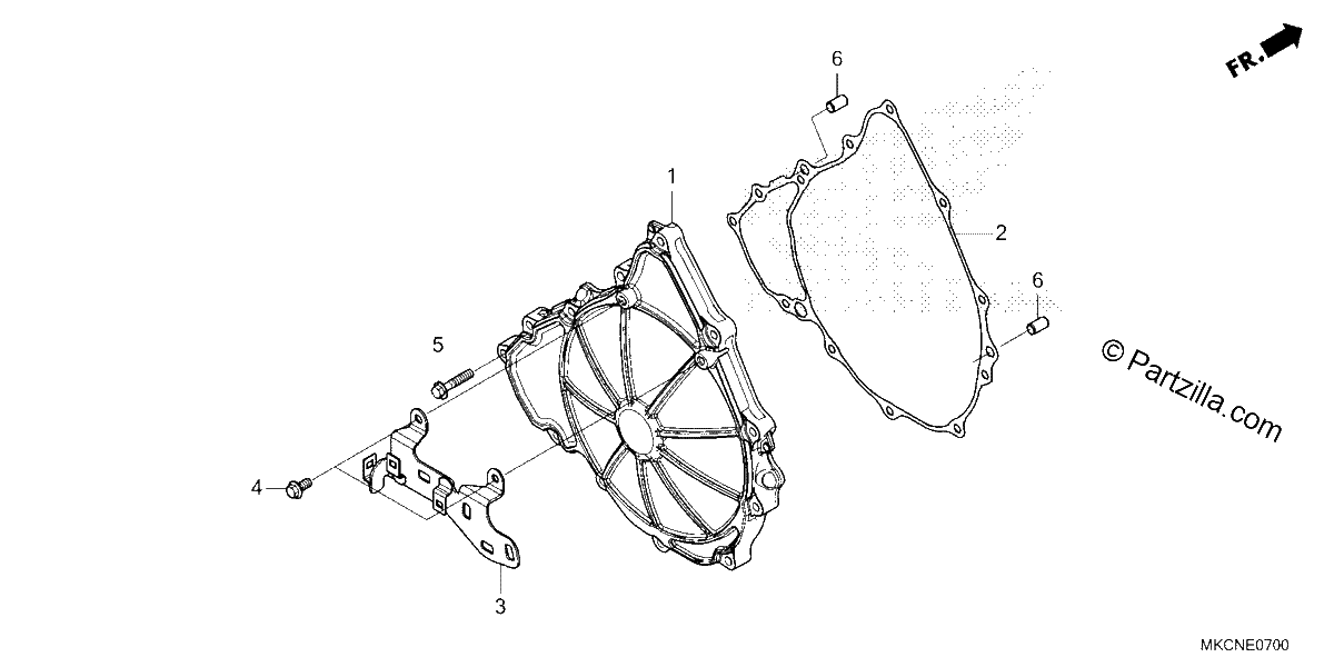 Diagrama de CLUTCH COVER