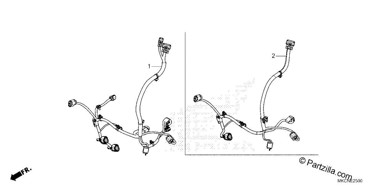 Diagrama de ENGINE SUB CORD