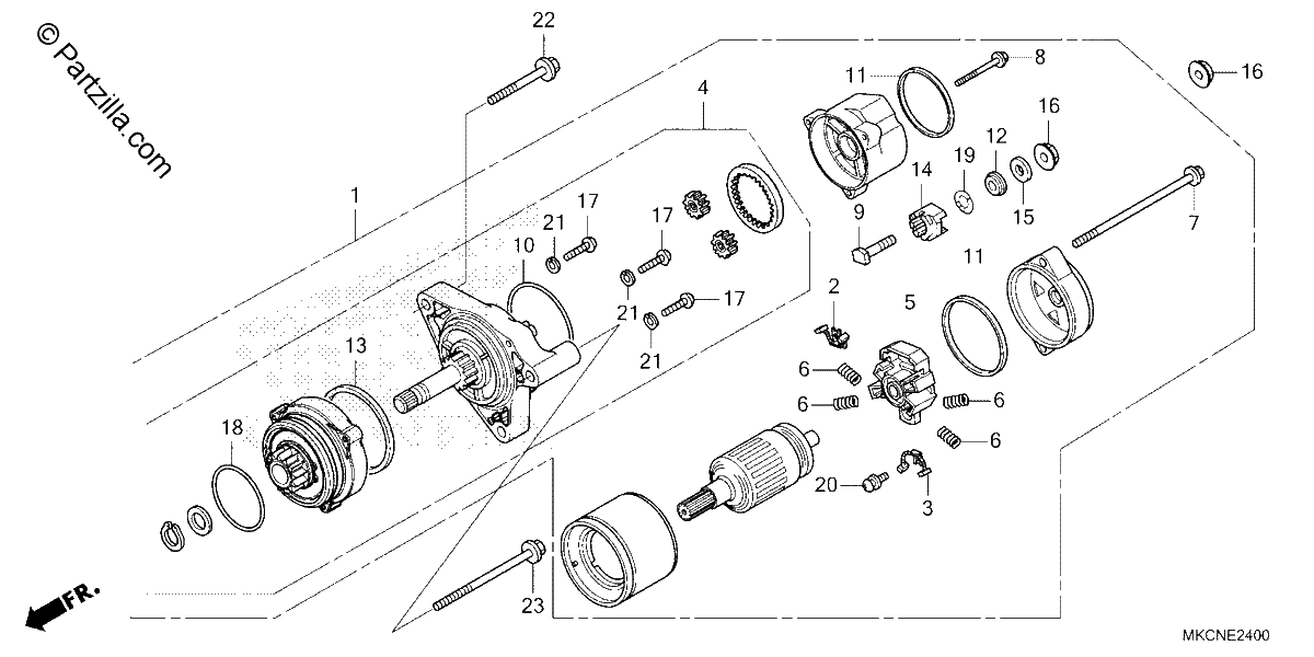 Diagrama de REVERSE MOTOR