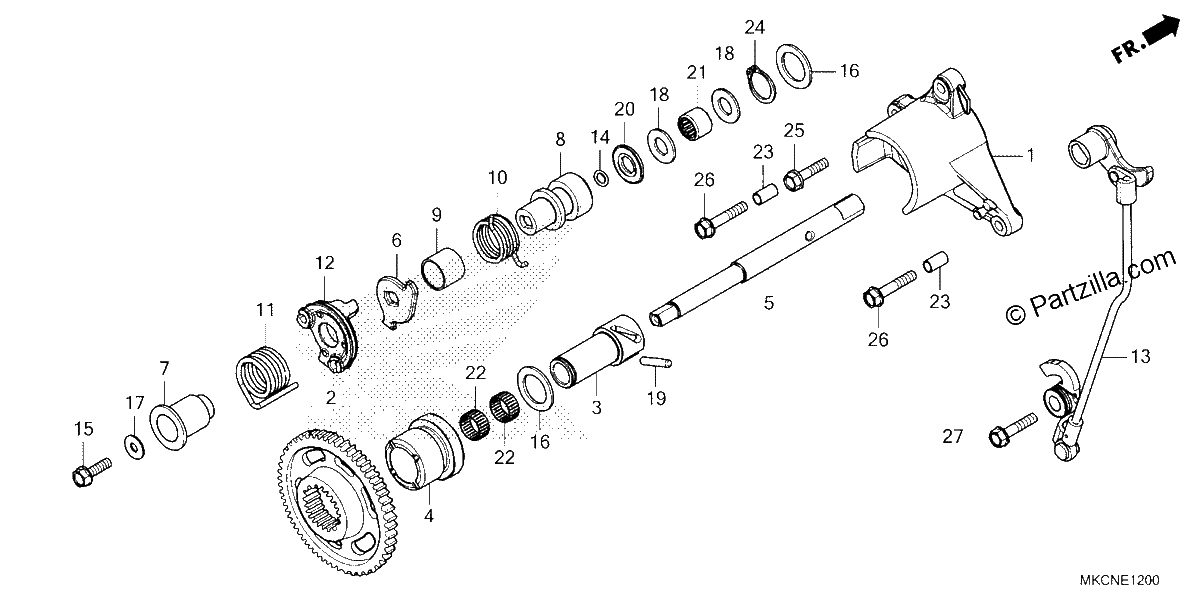 Diagrama de REVERSE GEAR
