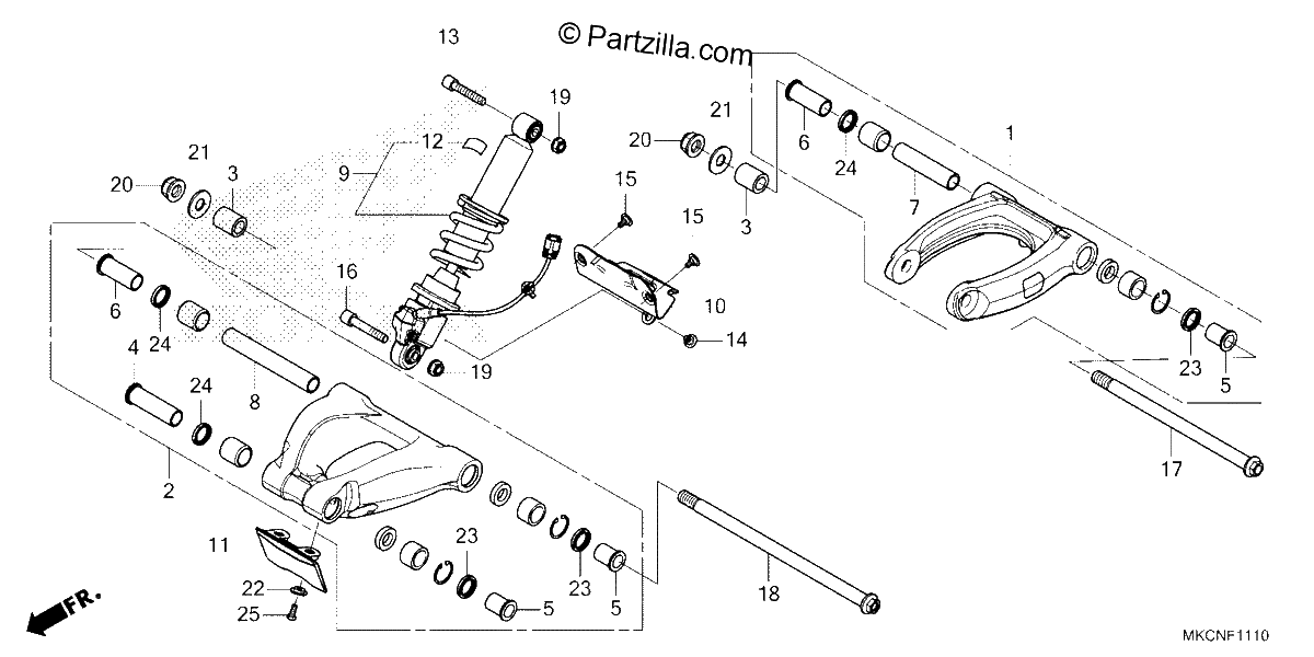 Diagrama de CUSHION ARM