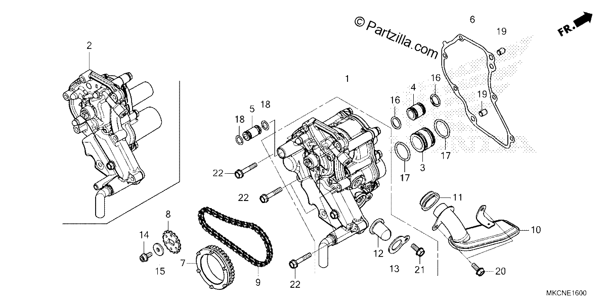 Diagrama de OIL PUMP