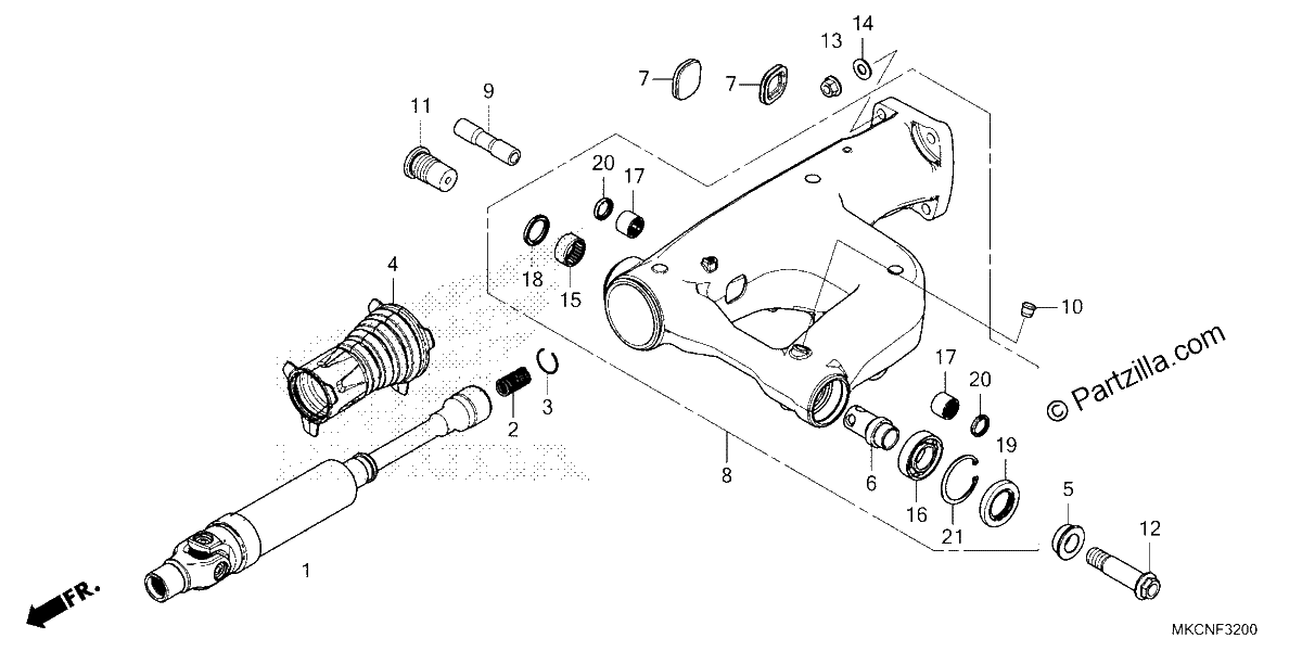 Diagrama de SWINGARM