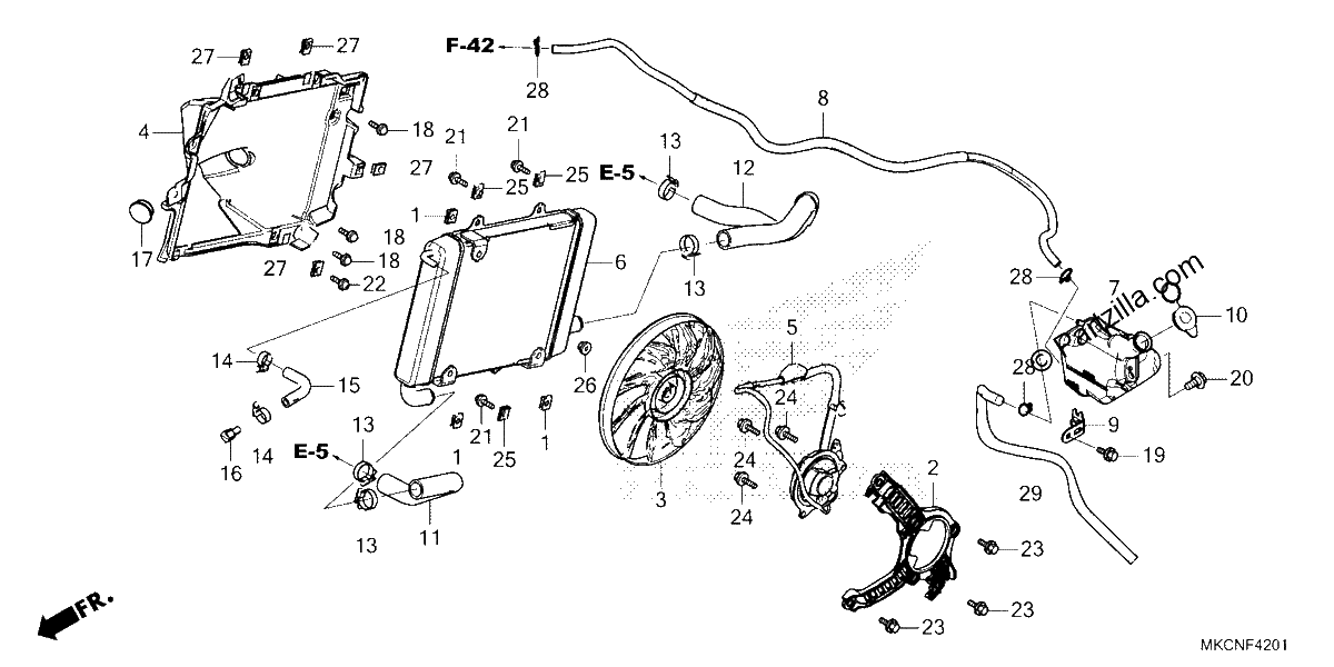 Diagrama de RADIATOR L