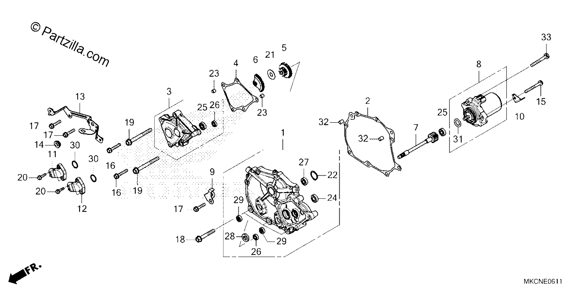 Diagrama de SHIFT COVER DCT