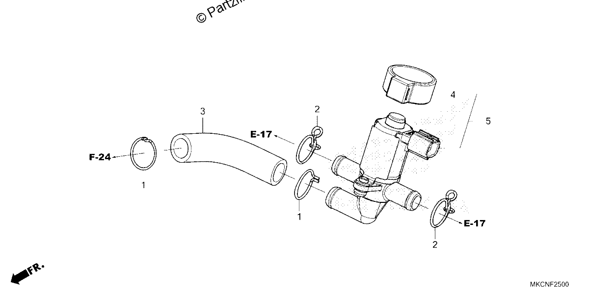 Diagrama de AIR INJECTION VALVE