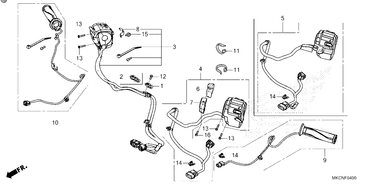 Diagrama de HANDLE SWITCH