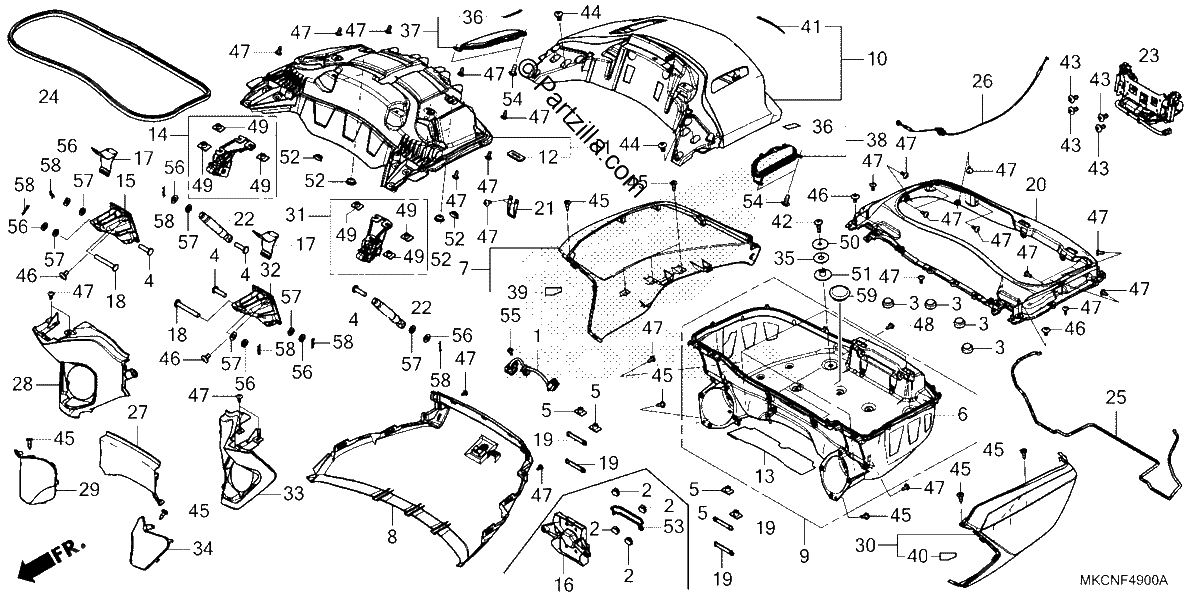 Diagrama de TRUNK BOX