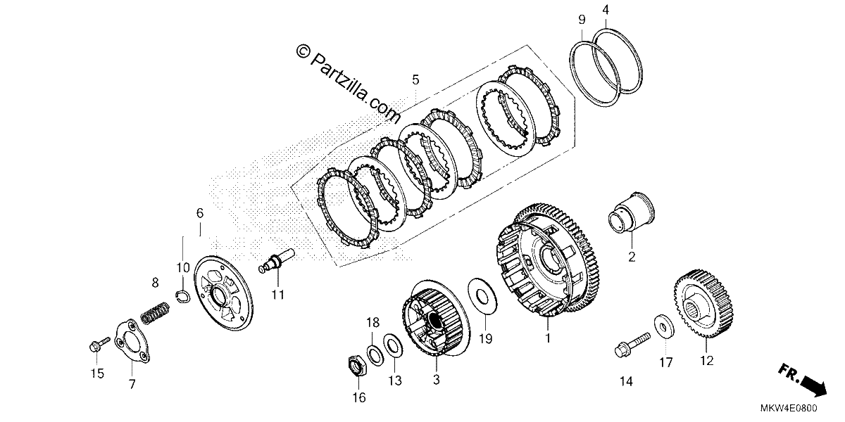 Diagrama de CLUTCH 1