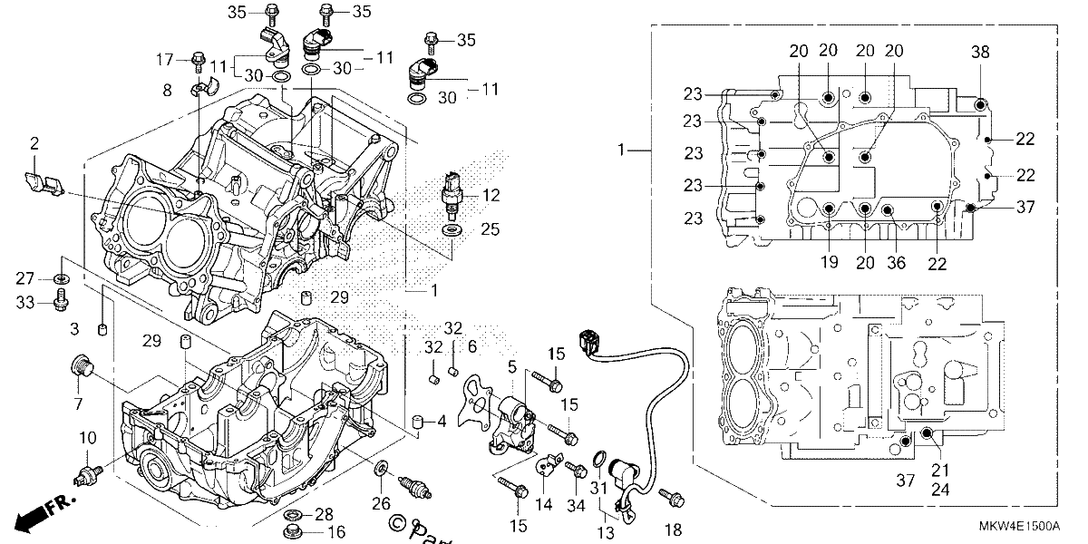 Diagrama de CRANKCASE