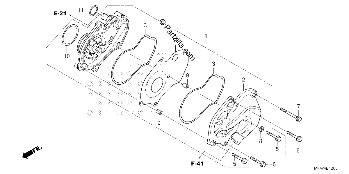 Diagrama de WATER PUMP