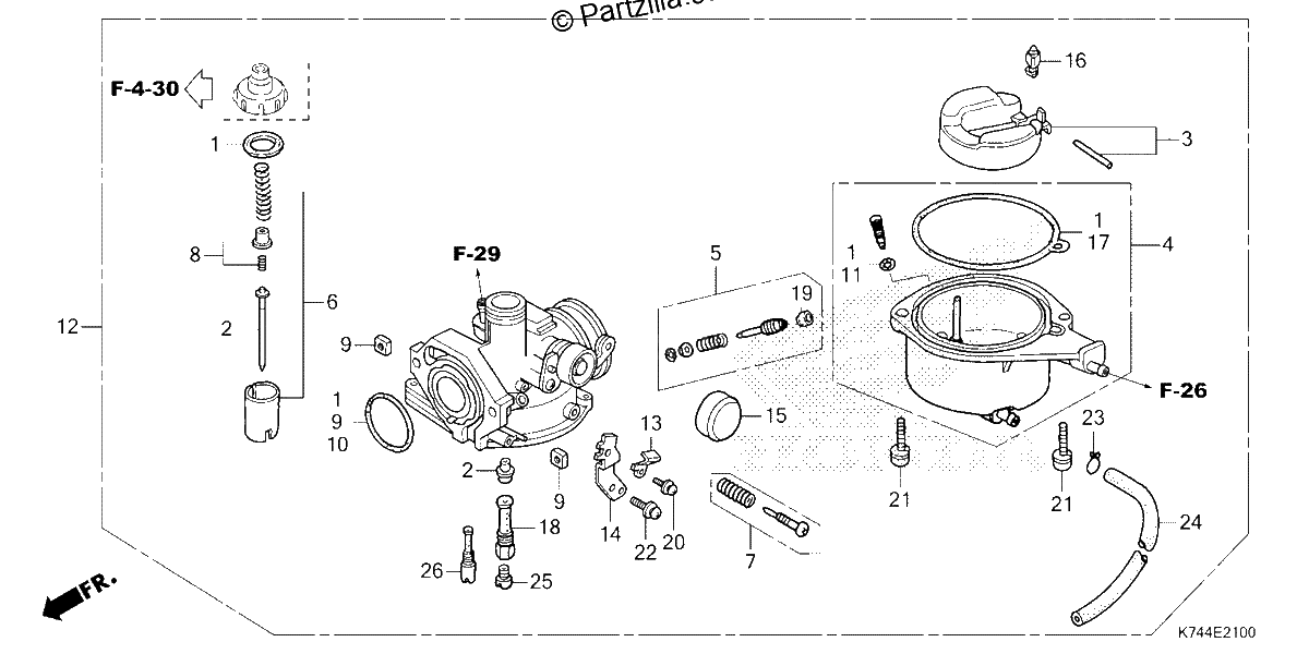 Diagrama de CARBURETOR