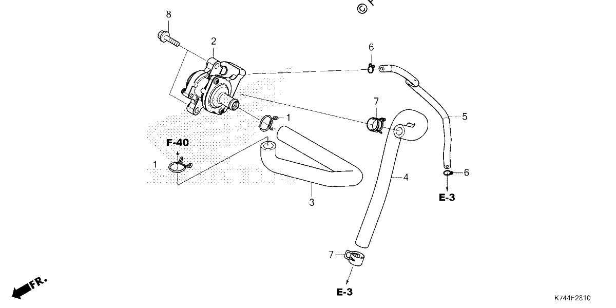 Diagrama de AIR SUCTION VALVE