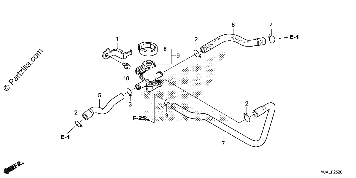 Diagrama de AIR INJECTION VALVE