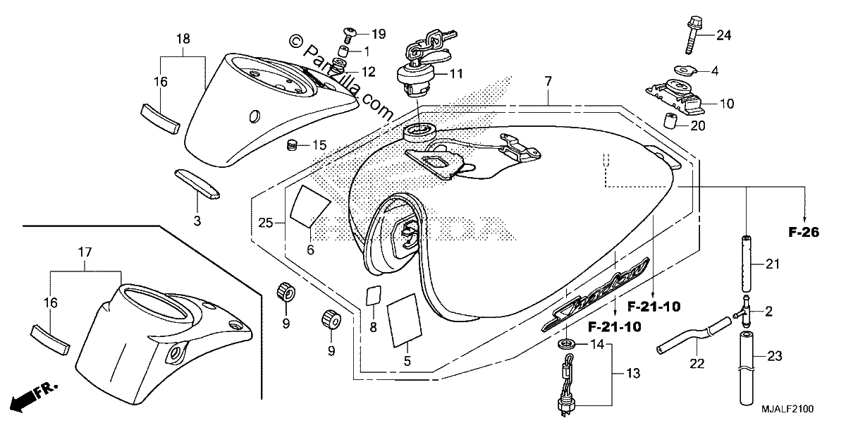 Diagrama de FUEL TANK