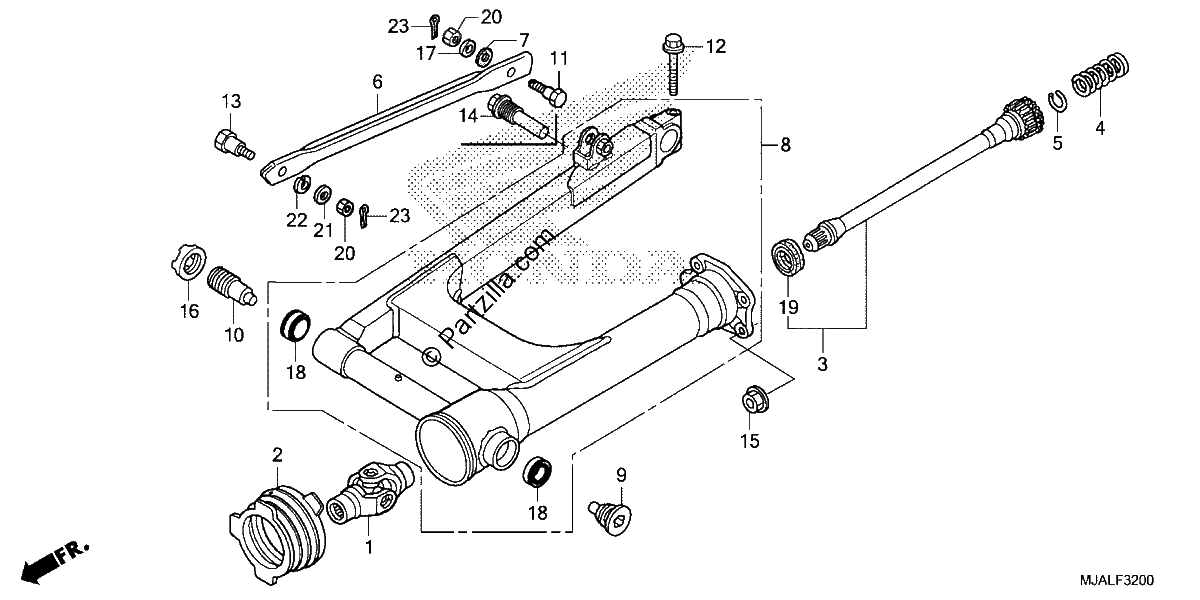Diagrama de SWINGARM
