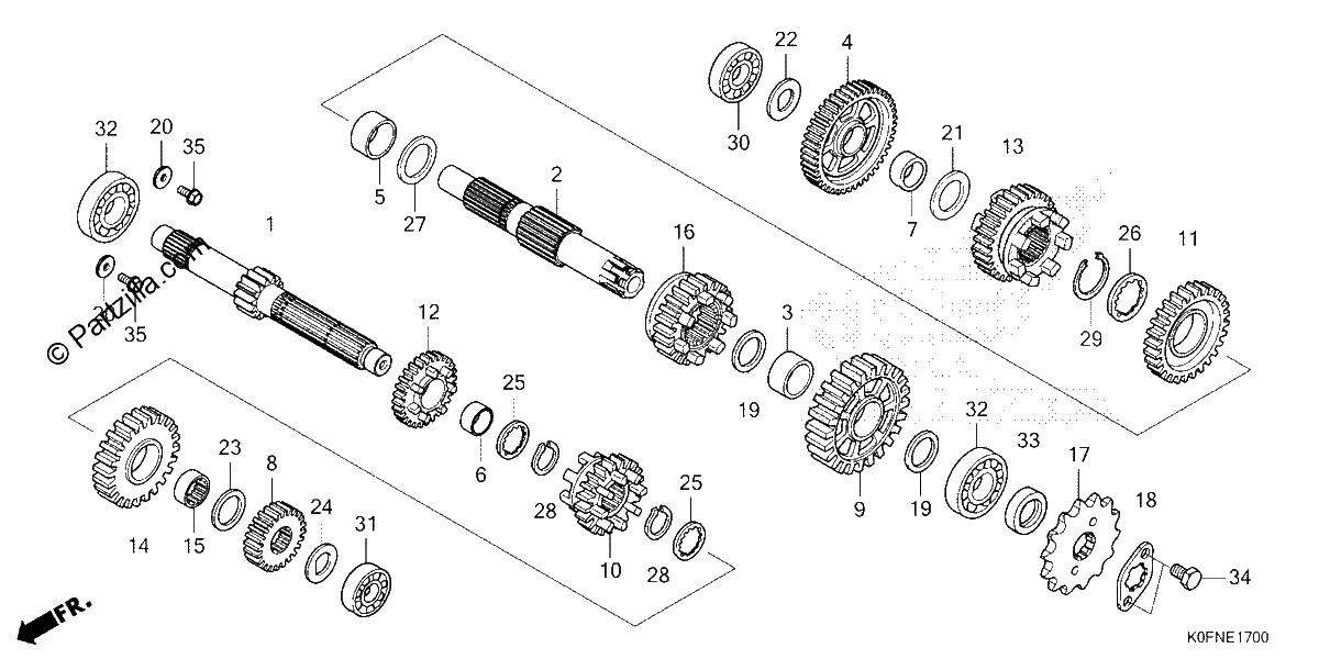 Diagrama de TRANSMISSION