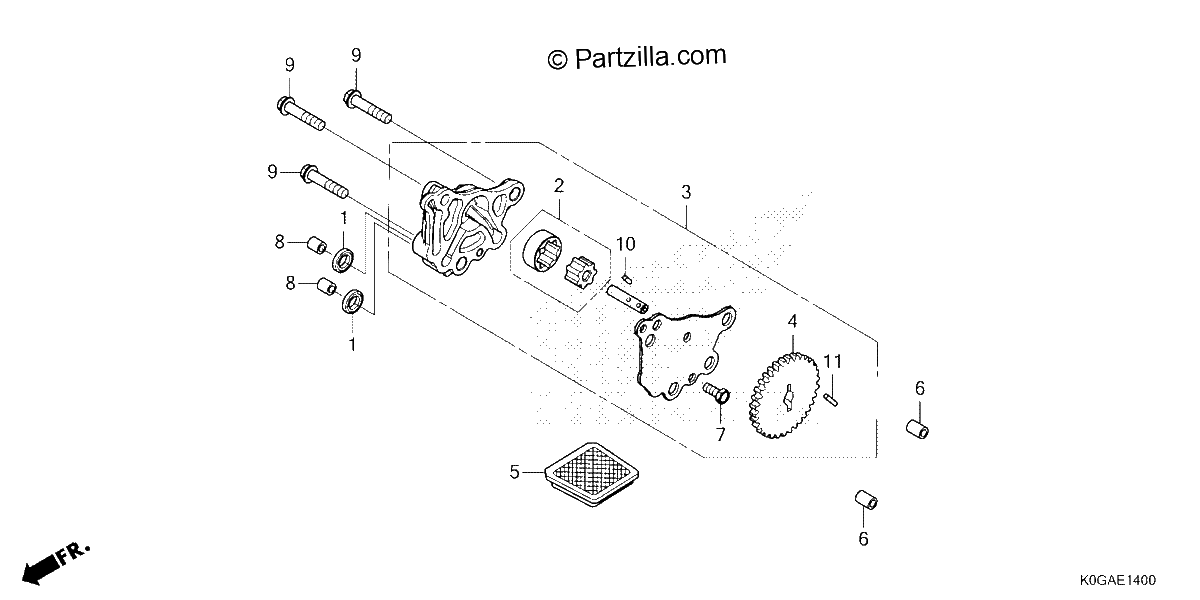 Diagrama de OIL PUMP