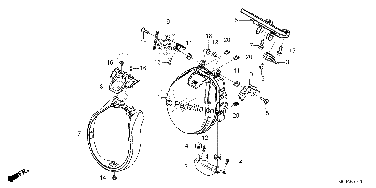 Diagrama de HEADLIGHT