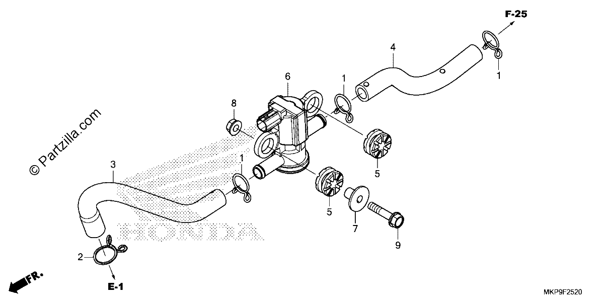 Diagrama de AIR INJECTION SOLENOID VALVE
