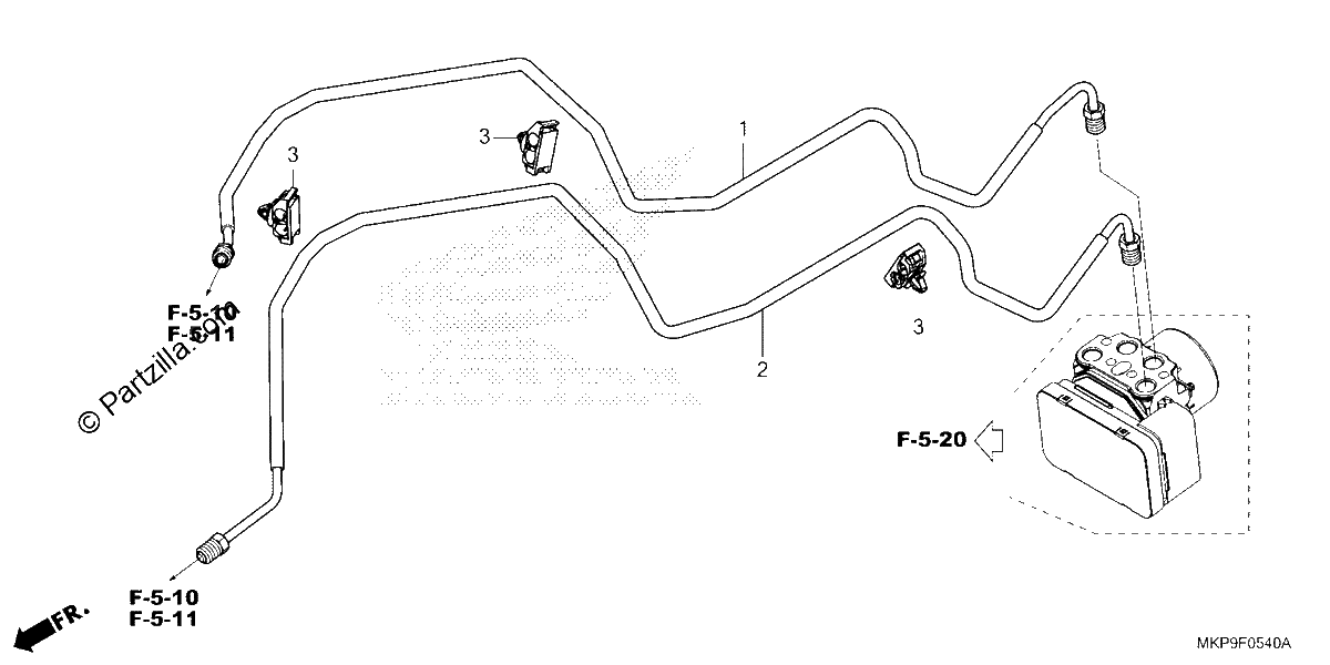 Diagrama de BRAKE PIPE