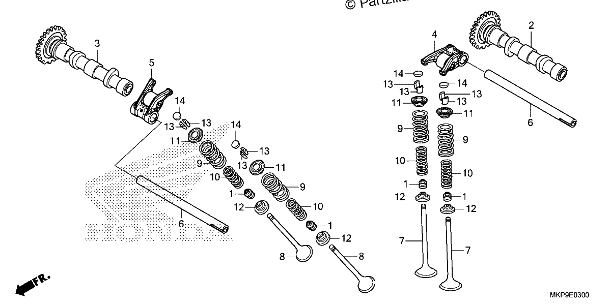 Diagrama de CAMSHAFT VALVE