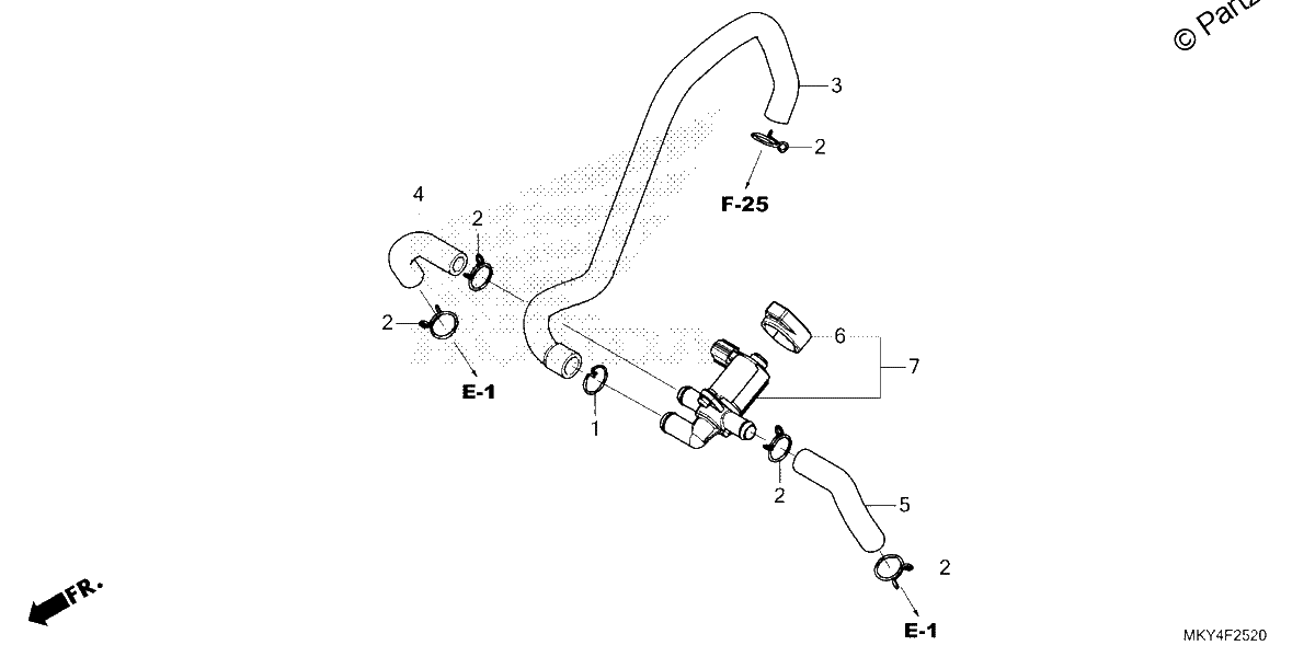 Diagrama de AIR INJECTION CONTROL VALVE
