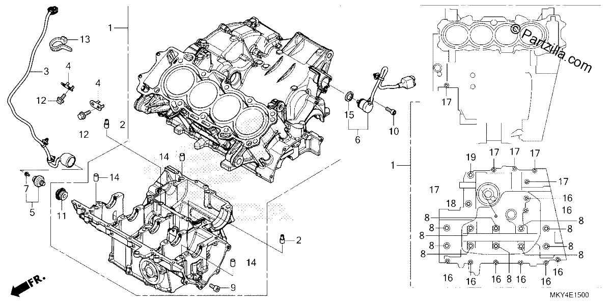 Diagrama de CRANKCASE