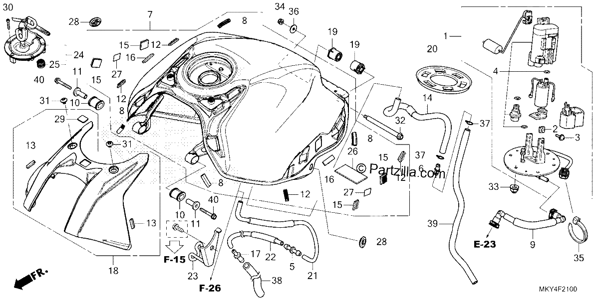 Diagrama de FUEL TANK