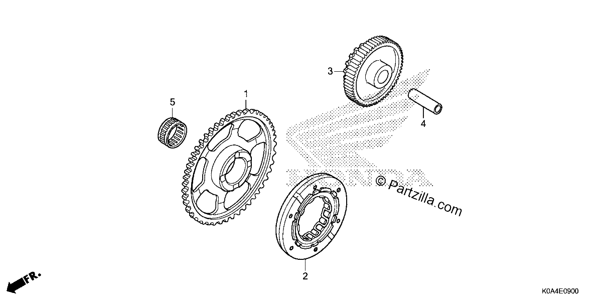 Diagrama de STARTING CLUTCH