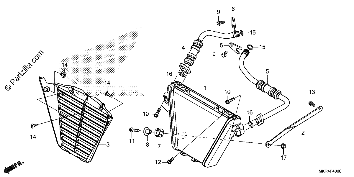 Diagrama de OIL COOLER