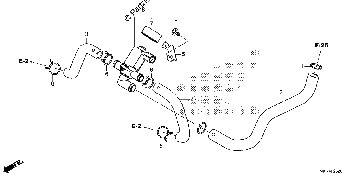 Diagrama de AIR INJECTION CONTROL VALVE