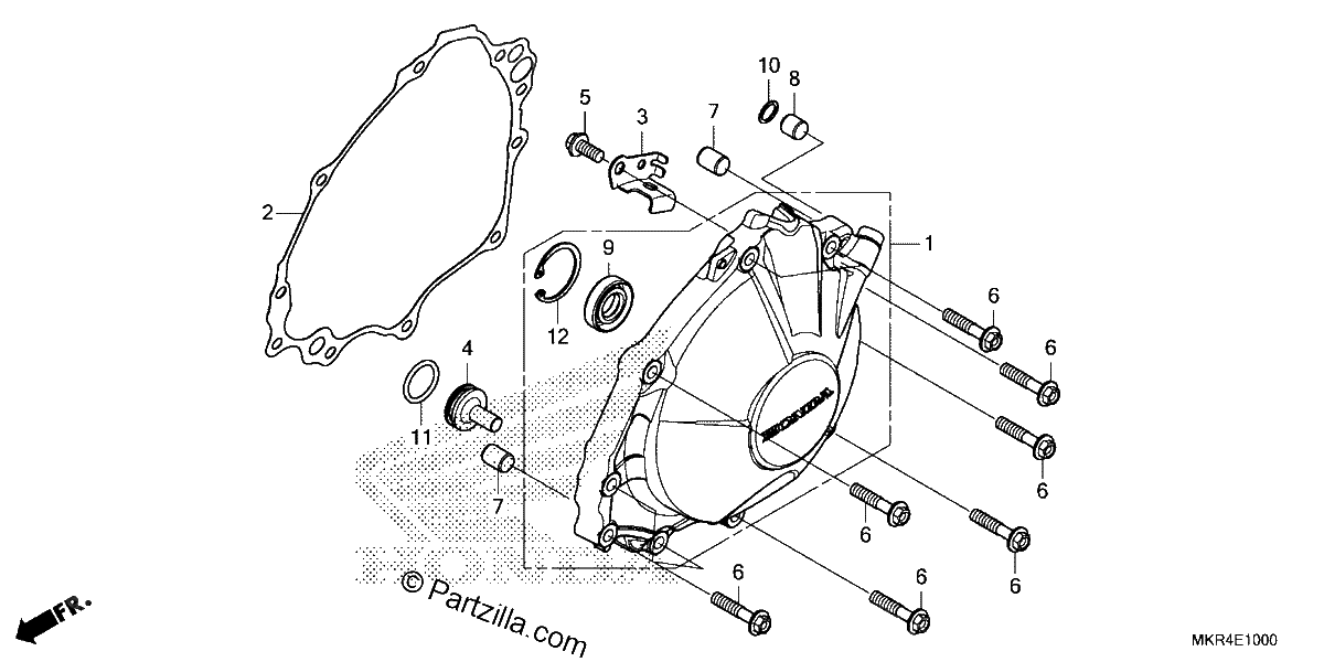 Diagrama de ALTERNATOR COVER
