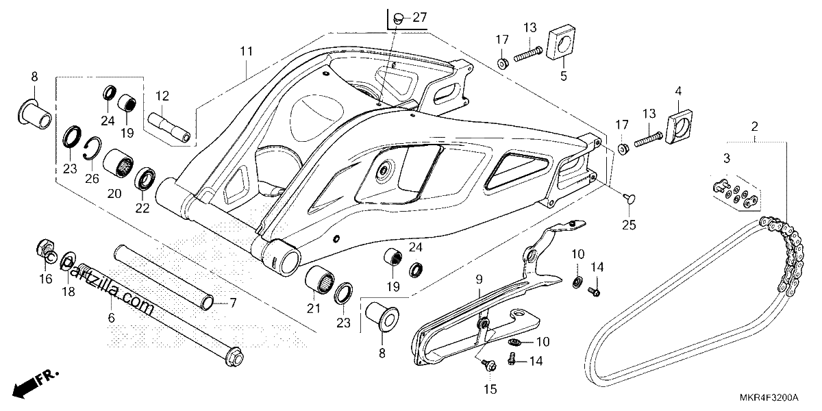 Diagrama de SWINGARM