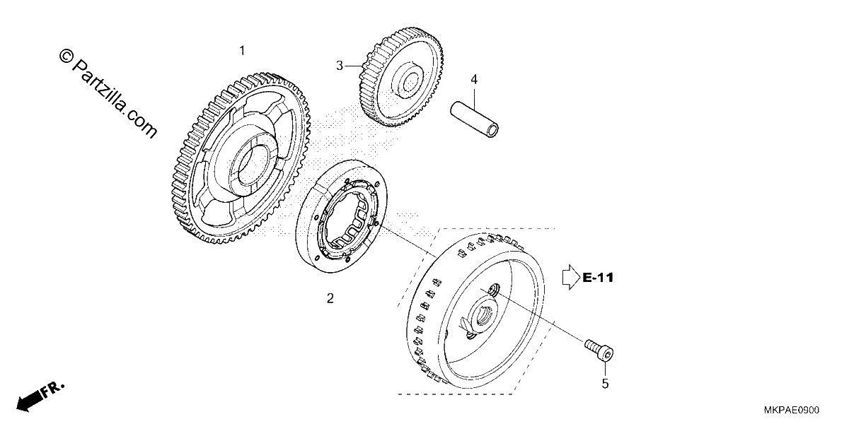 Diagrama de STARTING CLUTCH